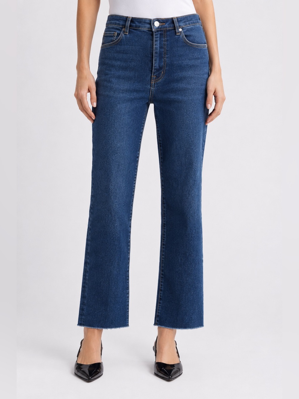 FRAME Le Sleek Straight Leg Jeans Femma High Rise 32